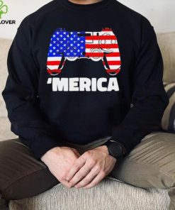 ‘Merica video game American flag shirt