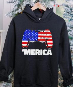 ‘Merica video game American flag shirt