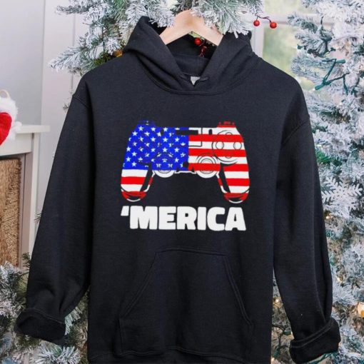 ‘Merica video game American flag shirt
