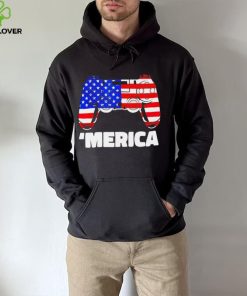 ‘Merica video game American flag shirt