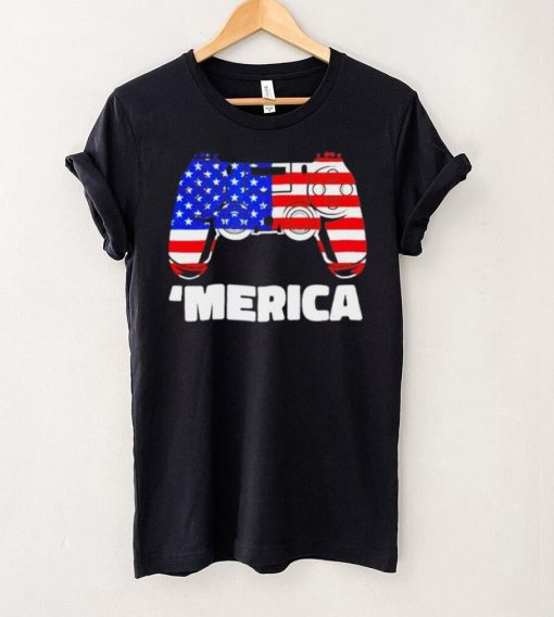 ‘Merica video game American flag shirt